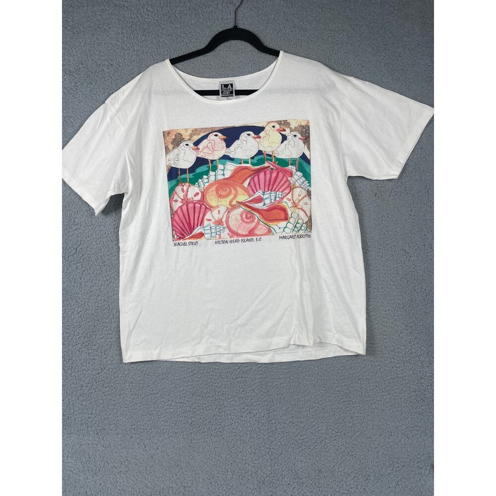 L.A. Sportswear Set Of 2 Women's Shirts Hilton Head Island Size XL - Picture 2 of 15